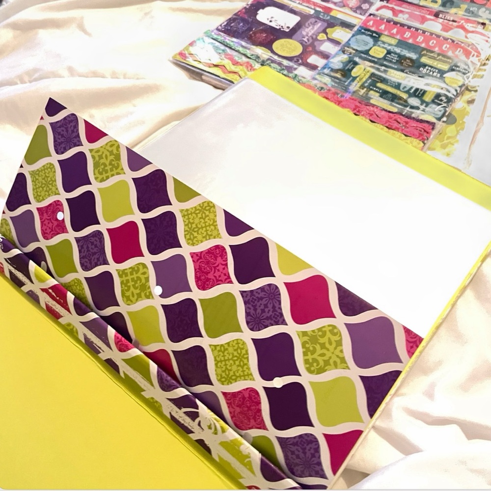 XL SCRAPBOOK+ complete scrap set vintage style appearance w/hundreds of pieces! - Picture 8 of 16